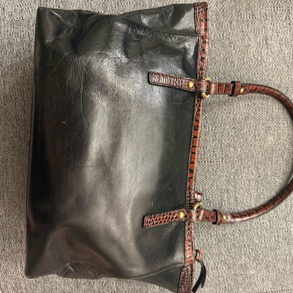 Brahmin Arno Tuscan black leather satchel - Picture 5 of 5